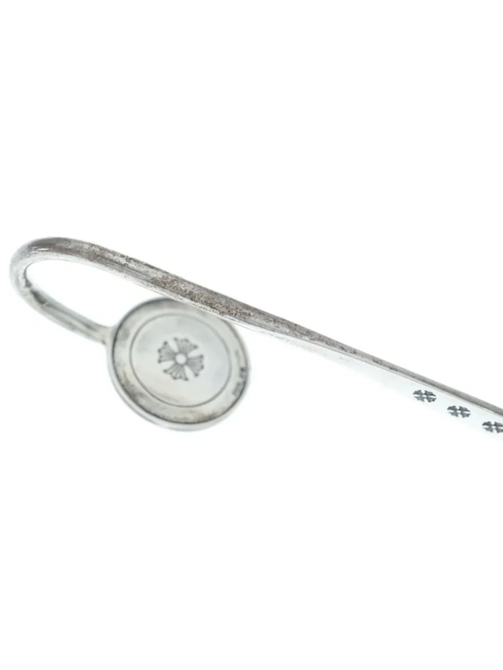 Chrome Hearts Book Mark Angl Mdl V2 Marker Angel Medal Silver Necklace
